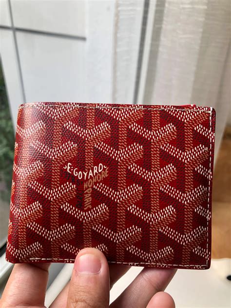 how much is a goyard wallet mens|goyard wallet price list.